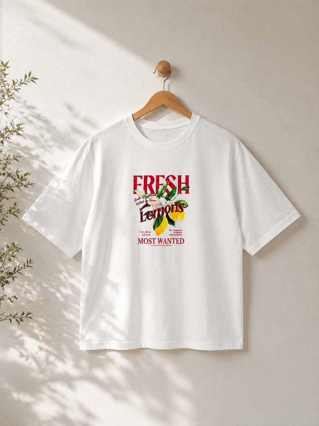 تیشرتِ باکسیِ چاپی🍋